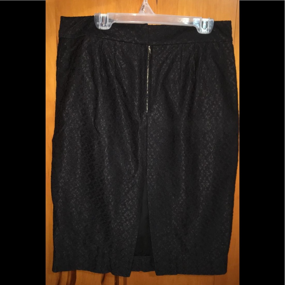 Marc Jacobs black pencil skirt with back slit